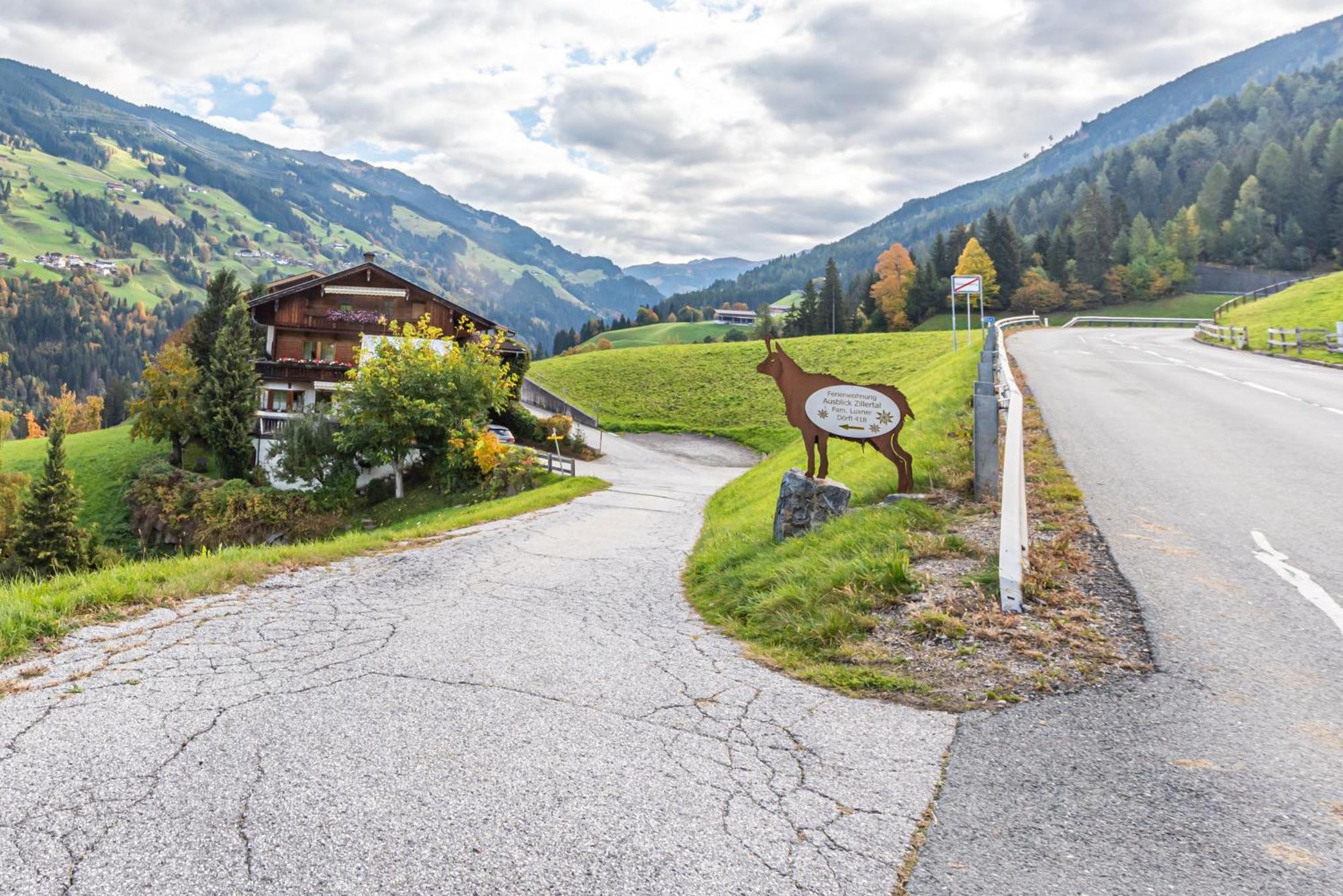 Ferienwohnung Ausblick Zillertal 하이젠베르크 외부 사진