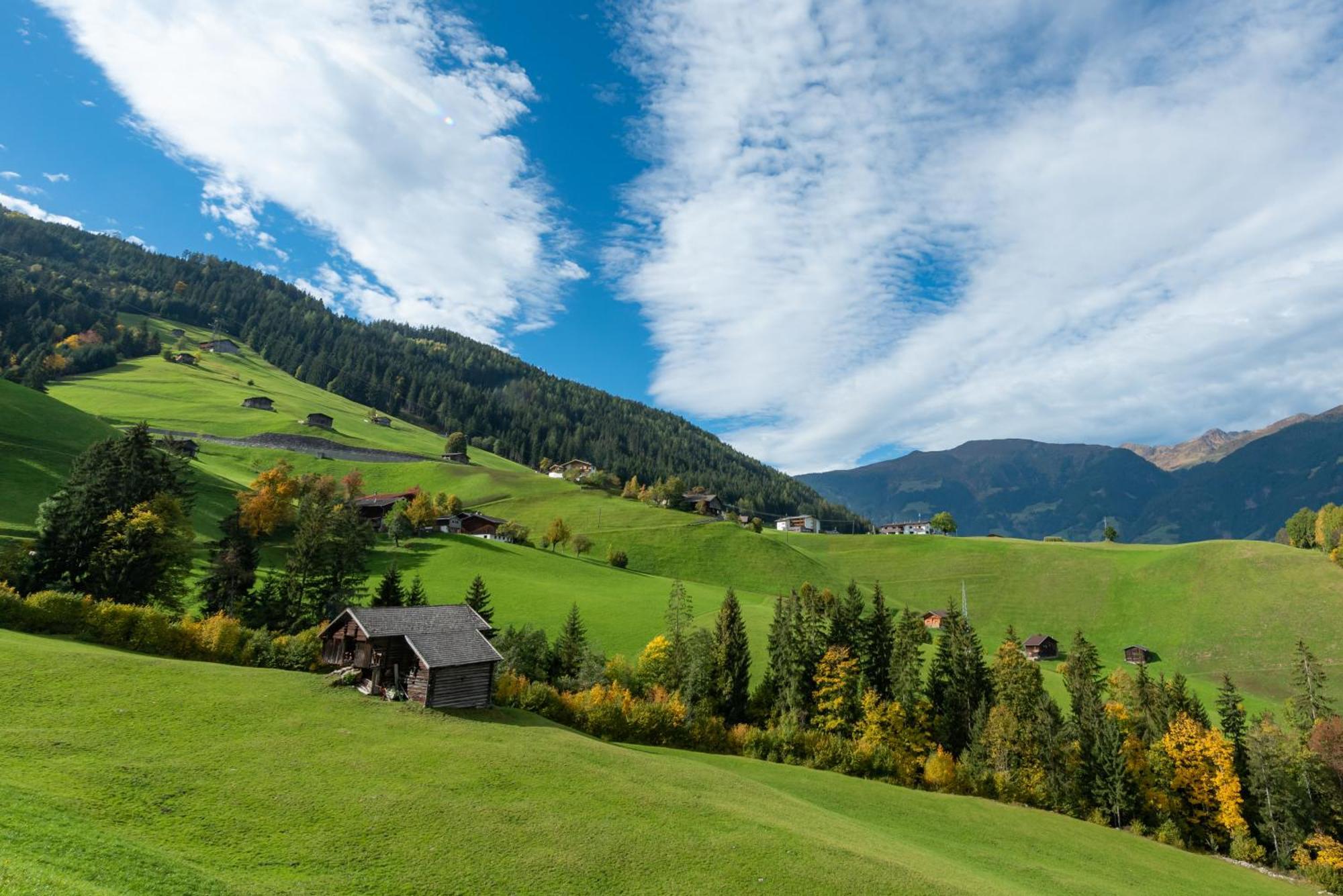 Ferienwohnung Ausblick Zillertal 하이젠베르크 외부 사진