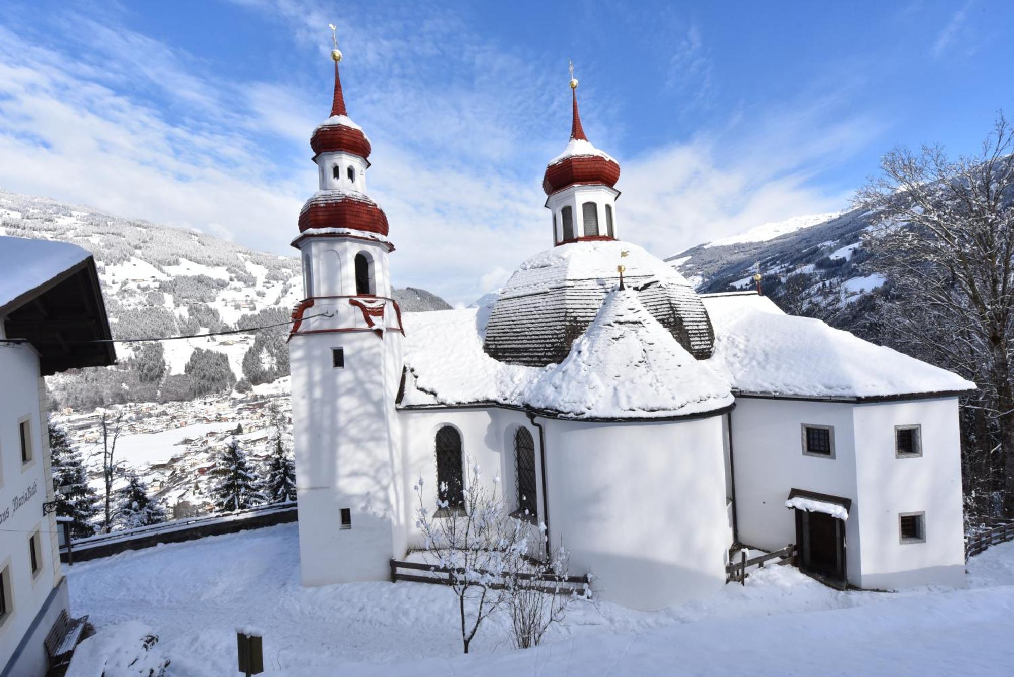 Ferienwohnung Ausblick Zillertal 하이젠베르크 외부 사진