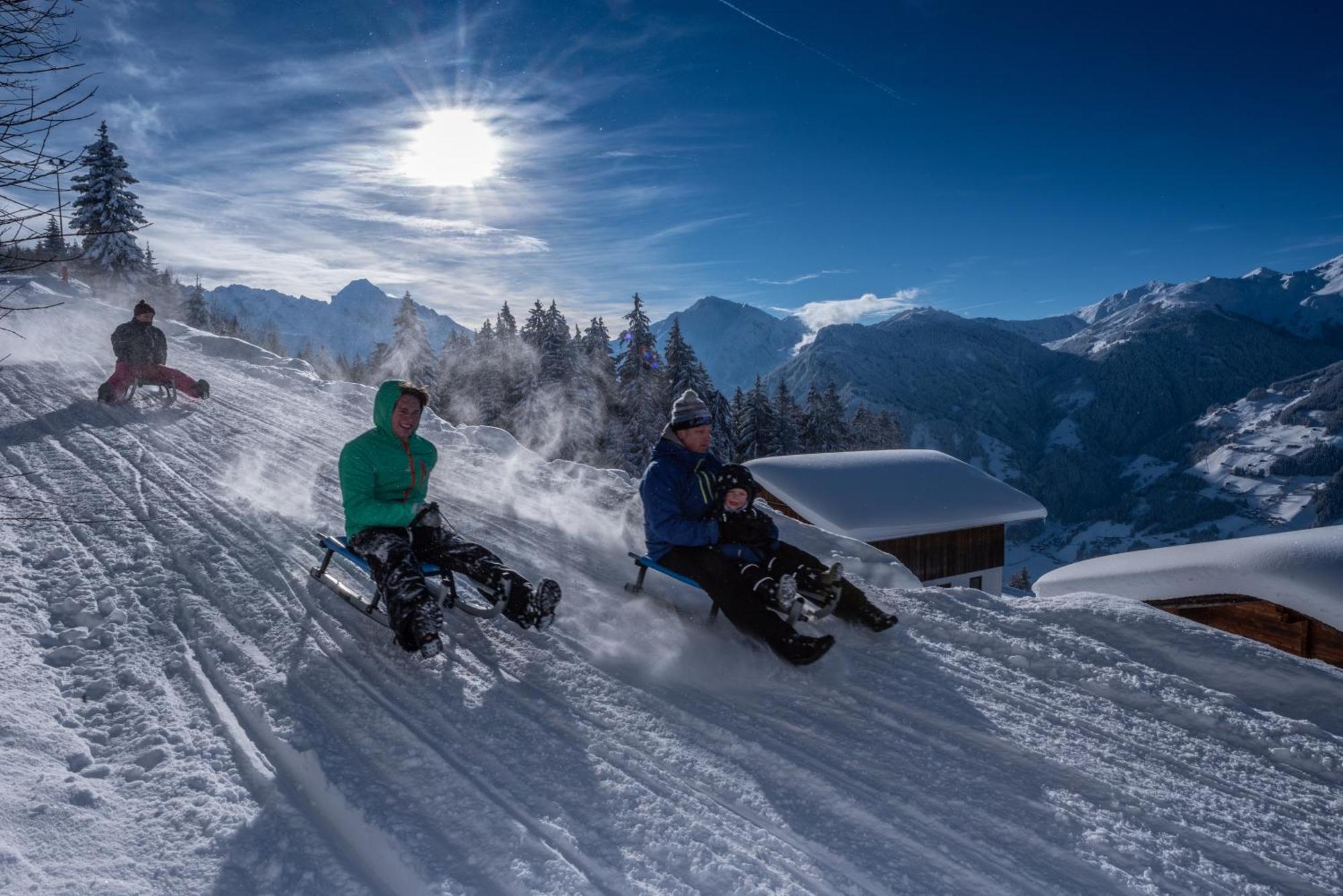 Ferienwohnung Ausblick Zillertal 하이젠베르크 외부 사진