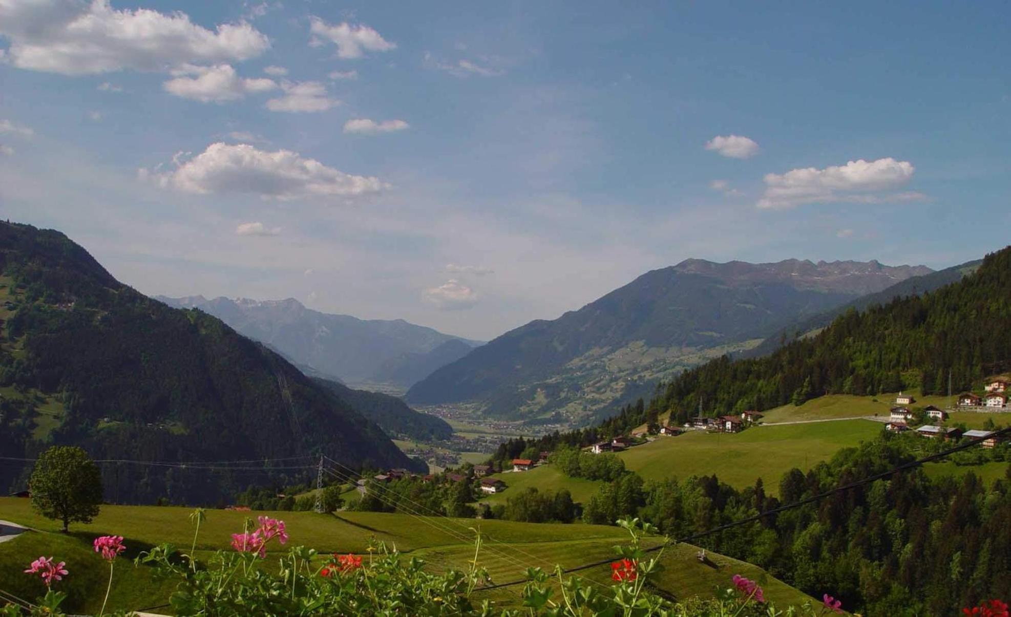 Ferienwohnung Ausblick Zillertal 하이젠베르크 외부 사진