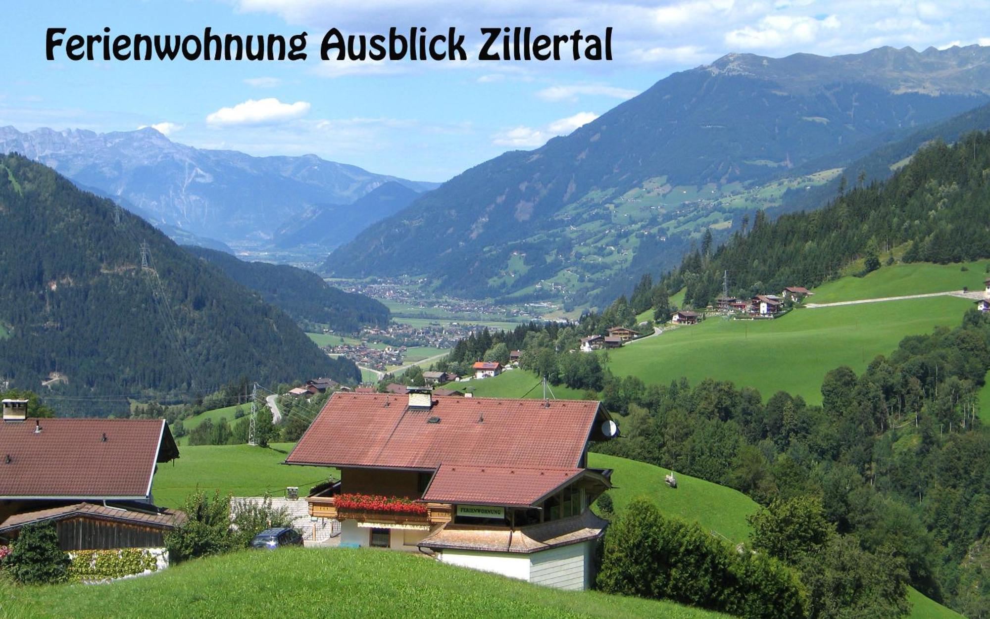 Ferienwohnung Ausblick Zillertal 하이젠베르크 외부 사진