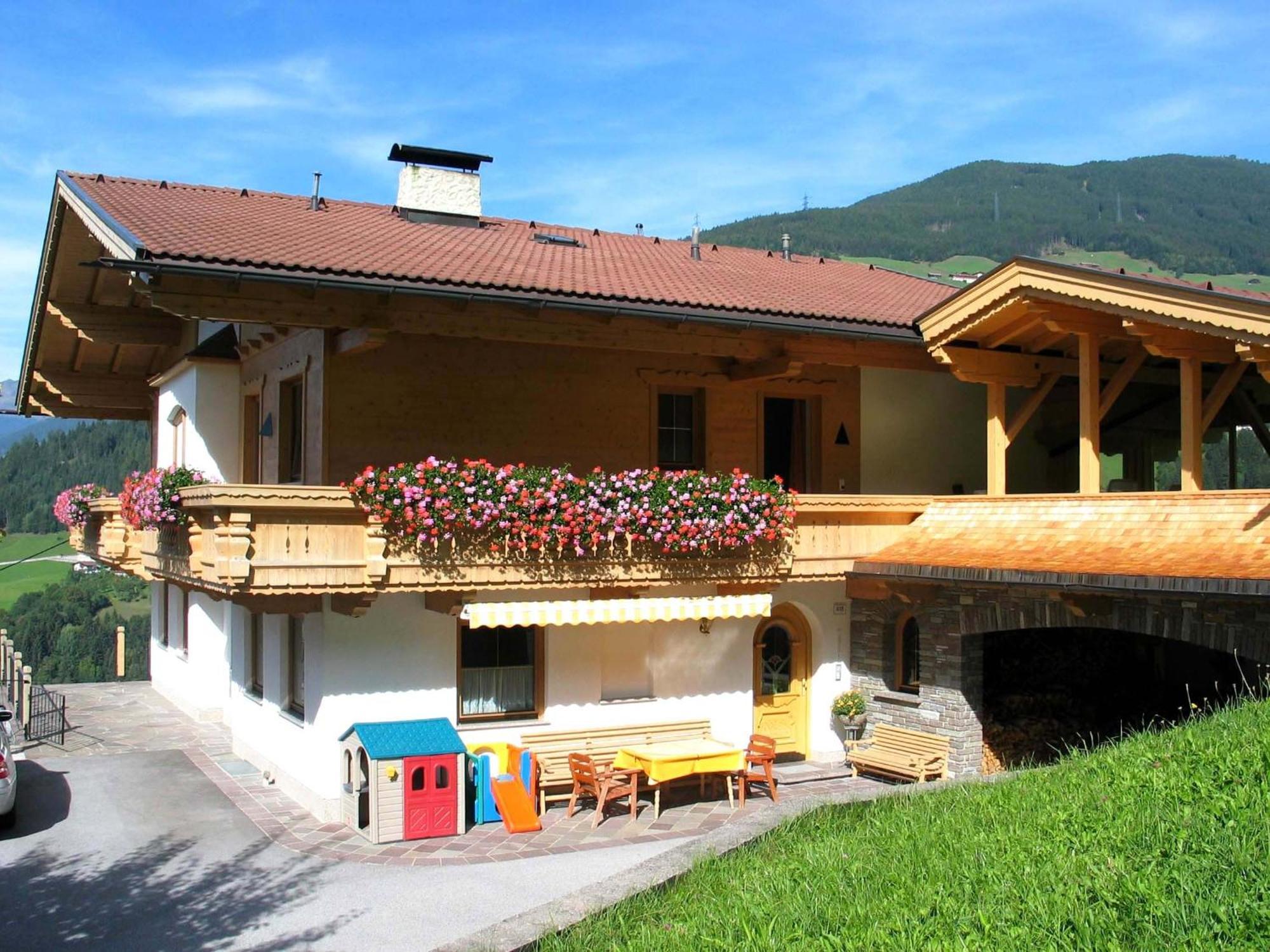 Ferienwohnung Ausblick Zillertal 하이젠베르크 외부 사진